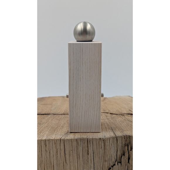 Akantus PINO Bottle Stopper with Wood Base White Ash  Akantus PINO Bottle Stopper with Wood Base White Ash & Brushed Stainless...